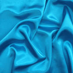 *Ткань Атлас-сатин, цвет Голубой (на отрез)  в Королёве