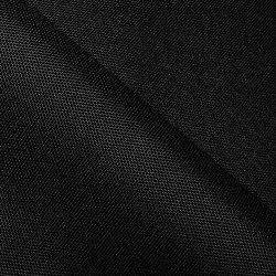 Ткань Oxford 600D PU (Ширина 1,48м), цвет Черный (на отрез) в Королёве