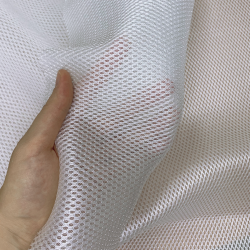 Сетка 3D трехслойная Air mesh 160 гр/м2 (Ширина 150см), цвет Белый (на отрез) в Королёве