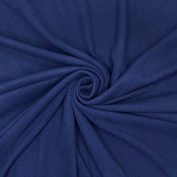 Ткань Флис Односторонний 130 гр/м2,  Темно-синий   в Королёве