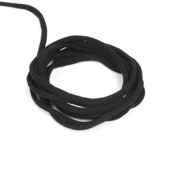 Шнур для одежды 4,5 мм, цвет Чёрный (на отрез)  в Королёве