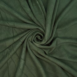 Ткань Флис Односторонний 130 гр/м2 (Ширина 150см), цвет Темный хаки (на отрез) в Королёве