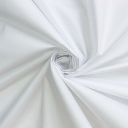 Ткань Дюспо 240Т  WR PU Milky (Ширина 150см), цвет Белый (на отрез) в Королёве
