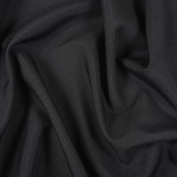 Ткань Габардин (100%пэ) (Ширина 150см), цвет Черный (на отрез) в Королёве