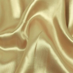 Ткань Атлас-сатин ЛЮКС, цвет Золотой (на отрез)  в Королёве