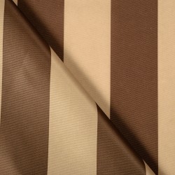 Ткань Оксфорд 300D PU, Бежево-Коричневая полоска (на отрез)  в Королёве