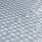 Ткань Дюспо Milky PU (Ширина 1,5 м), блестящий принт Гусиная Лапка Серо-голубой (на отрез)