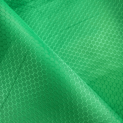 Ткань Оксфорд 300D PU Рип-Стоп СОТЫ, цвет Зелёный (на отрез)  в Королёве