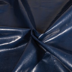 Тентовое полотно Тарпаулин 180 г/м2 (Ширина 2м), цвет Темно-Синий (на отрез) в Королёве