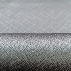 Ткань Блэкаут для штор светозатемняющая 100% (Ширина 280см)  &quot;Орнамент Серый&quot; (на отрез) в Королёве
