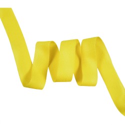 Окантовочная лента-бейка, цвет Жёлтый 22мм (на отрез) в Королёве